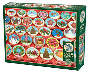 Cobble Hill Puzzle Snow Globe Cookies, 1000 Piece