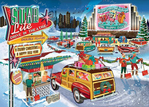 Cobble Hill Puzzle Holiday Drive-In, 1000 Piece