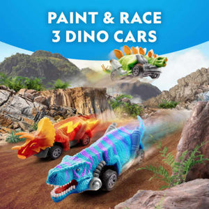 National Geographic Paint Your Own Dino Race Cars - Treasure Island Toys