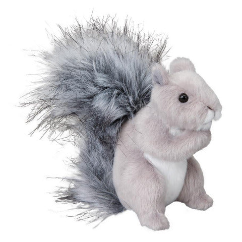 Douglas Cuddle Gray Squirrel Shasta, Mini - Treasure Island Toys
