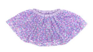 Great Pretenders Skirt - Purple Party Sequins