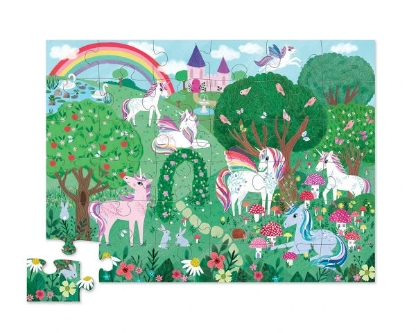 Crocodile Creek Puzzle Floor Unicorn Dreams, 36 Piece - Treasure Island Toys