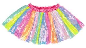 Great Pretenders Skirt - Stripy Sequins - Treasure Island Toys