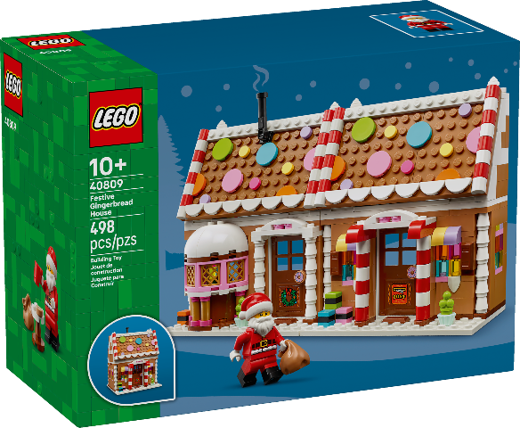 LEGO Holiday Festive Gingerbread House