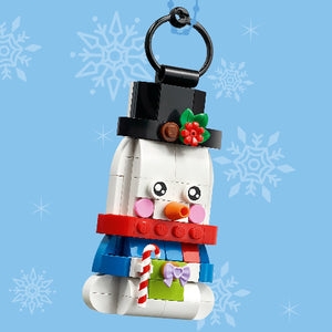LEGO Holiday Snowman Ornaments
