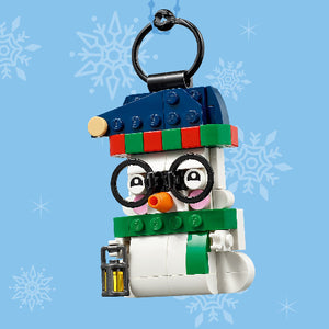 LEGO Holiday Snowman Ornaments