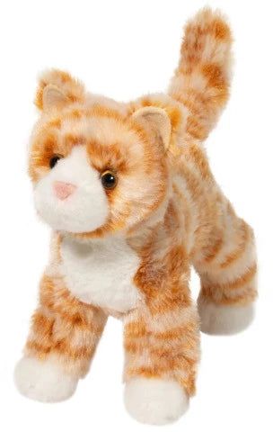 Douglas Cat Hally Orange Stripe, Mini - Treasure Island Toys