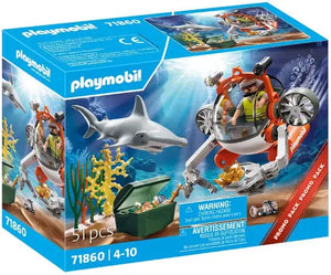 Playmobil Promo Pack Treasure Hunt with Submarine - Treasure Island Toys