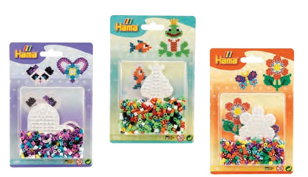 Hama Midi Beads Small Striped Blister - Treasure Island Toys