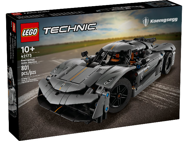 LEGO Technic Koenigsegg Jesko Absolut Grey Hypercar - Treasure Island Toys