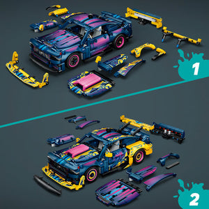 LEGO Technic Custom Garage Ford Mustang GT Car