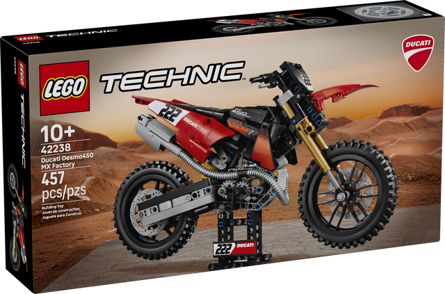 LEGO Technic Ducati Desmo450 MX Factory Motorcycle