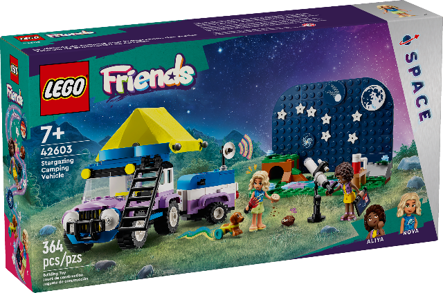 LEGO Friends Stargazing Camping Vehicle Treasure Island Toys