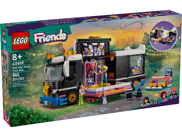 LEGO Friends Pop Star Music Tour Bus