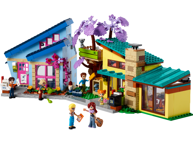 LEGO Friends Olly and Paisley s Family Houses Treasure Island Toys