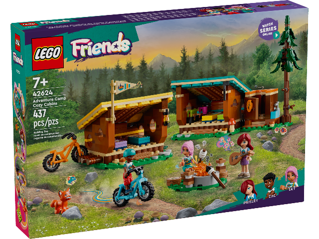 LEGO Friends Adventure Camp Cozy Cabins - Treasure Island Toys