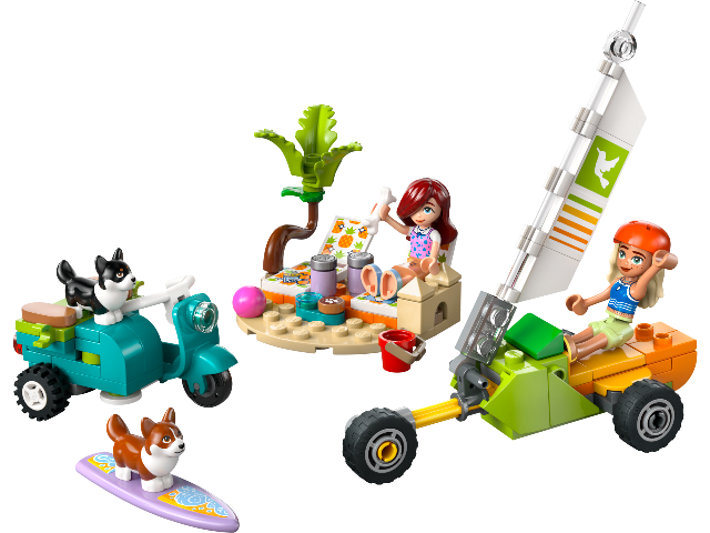 LEGO Friends Surfing Dogs and Scooter Adventure