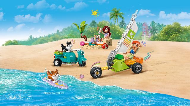 LEGO Friends Surfing Dogs and Scooter Adventure