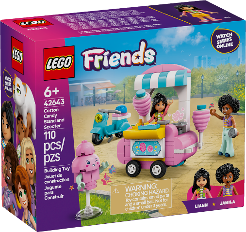 LEGO Friends Cotton Candy Stand and Scooter - Treasure Island Toys