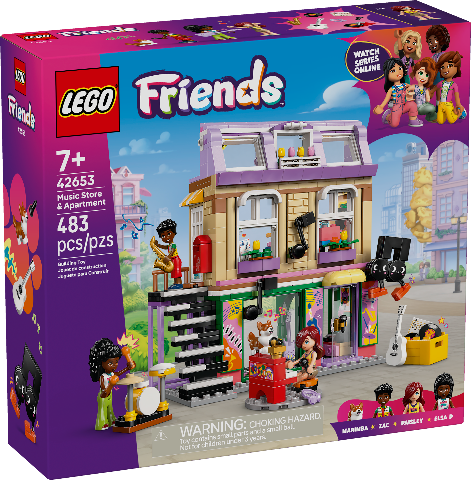 LEGO Friends Music Store & Apartment - Treasure Island Toys