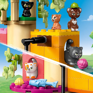 LEGO Friends Cat Birthday Party & Treehouse - Treasure Island Toys