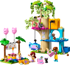 LEGO Friends Cat Birthday Party & Treehouse - Treasure Island Toys