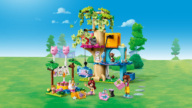 LEGO Friends Cat Birthday Party & Treehouse - Treasure Island Toys