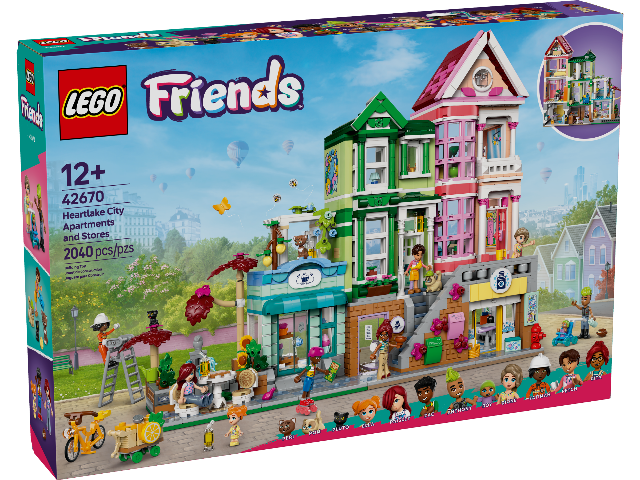 LEGO Friends Heartlake City Apartments and Stores