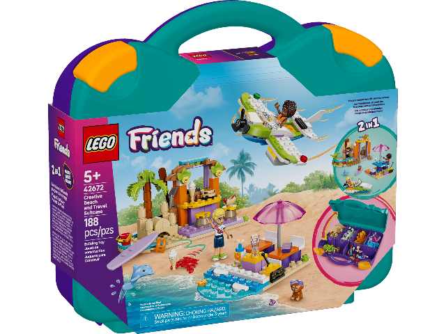 LEGO Friends Creative Beach and Travel Suitcase - Treasure Island Toys
