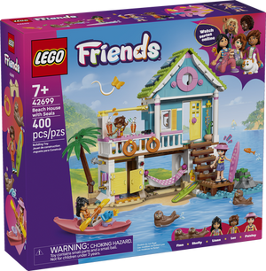 LEGO Friends Beach House with Seals - Treasure Island Toys