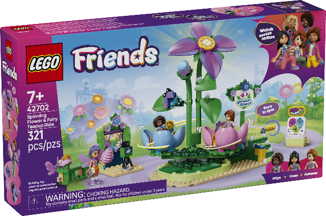 LEGO Friends Spinning Flower & Fairy Teacup Ride