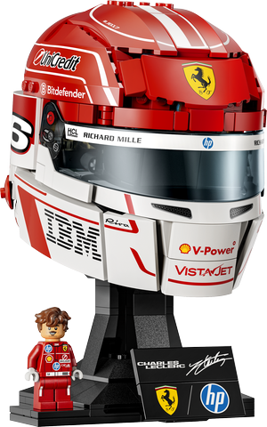 LEGO Editions Sport F1 Helmet Scuderia Ferrari HP Charles LeClerc - Treasure Island Toys
