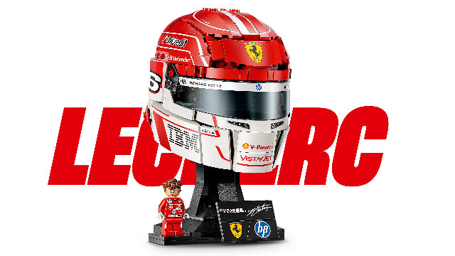 LEGO Editions Sport F1 Helmet Scuderia Ferrari HP Charles LeClerc - Treasure Island Toys