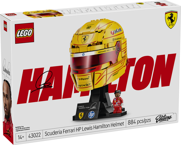 LEGO Editions Sport F1 Helmet Scuderia Ferrari HP Lewis Hamilton - Treasure Island Toys