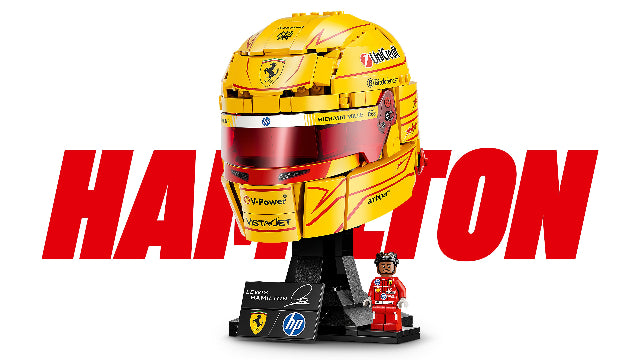 LEGO Editions Sport F1 Helmet Scuderia Ferrari HP Lewis Hamilton - Treasure Island Toys