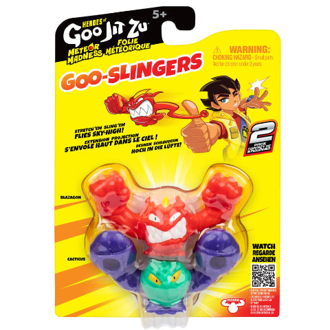 Heroes of Goo Jit zu Meteor Madness Goo Slingers 2 Pack, Series 13 - Treasure Island Toys