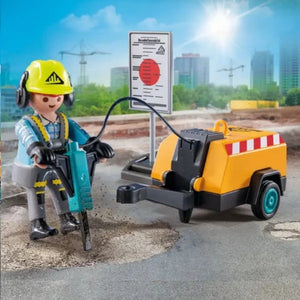 Playmobil Action Heroes Construction Worker - Treasure Island Toys