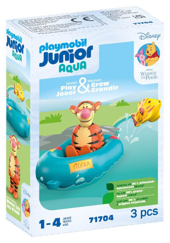 Playmobil 1.2.3 Aqua Tigger's Rubber Boat Ride - Treasure Island Toys