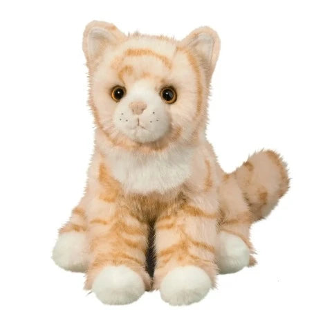 Douglas Cat Adele Orange Stripe, Floppy - Treasure Island Toys