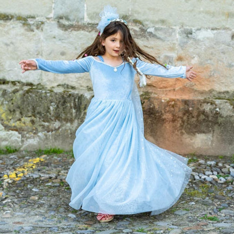 Great Pretenders Dress - Velvety Soft Sisters Forever Princess, Size 5-6 - Treasure Island Toys