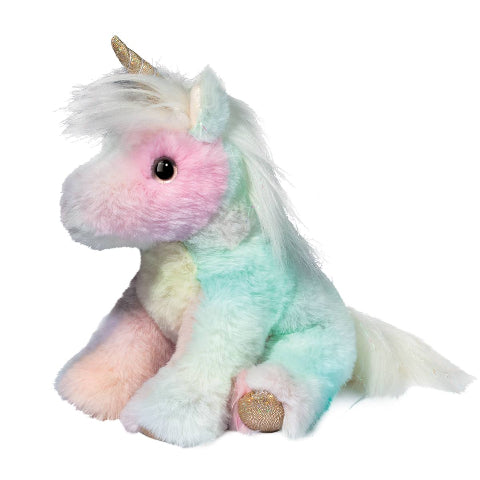 Douglas Cuddle Unicorn Kylie, Rainbow Mini Soft - Treasure Island Toys