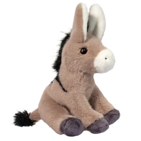 Douglas Cuddle Donkey Jackie, Mini Soft - Treasure Island Toys