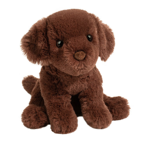 Douglas Cuddle Dog Harlie Chocolate Labrador, Mini Soft - Treasure Island Toys
