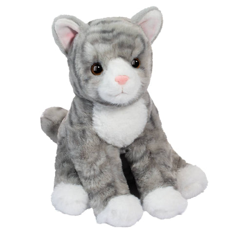 Douglas Cuddle Cat Tabbie Grey Stripe - Treasure Island Toys