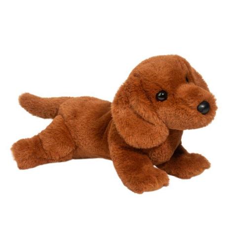 Douglas Cuddle Dog Delanie Dachshund, Soft - Treasure Island Toys