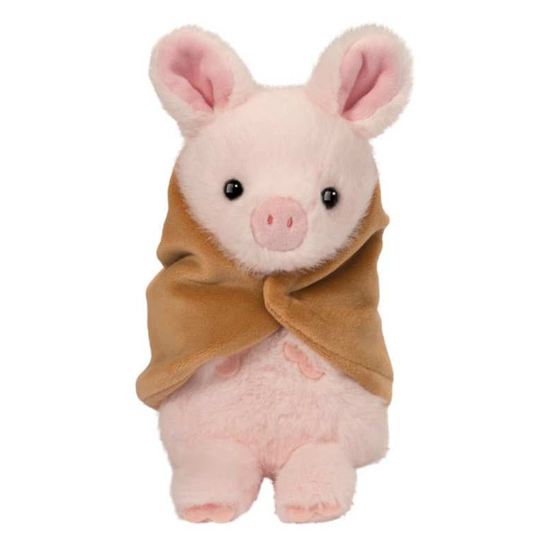 Douglas Cuddle Puff Pig in a Blanket - Treasure Island Toys