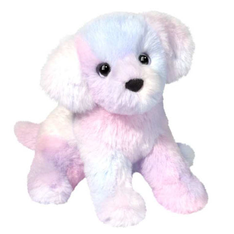 Douglas Cuddle Dog Taffie Rainbow, Mini - Treasure Island Toys