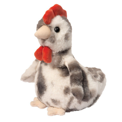 Douglas Cuddle Rooster Rockie Spotted, Mini Soft - Treasure Island Toys