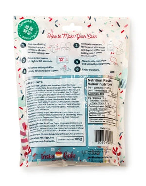 InstaCake Holiday Cake Kit, Candy Cane