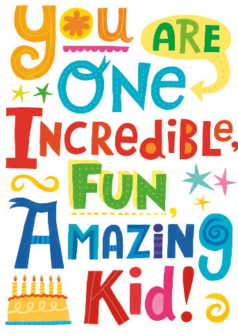 Greeting Card Birthday - Amazing Kid Card - Treasure Island Toys
